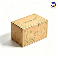 Boîte d'emballage pliable en carton ondulé robuste, imprimée sur mesure, écologique, pour l'expédition d'abonnements e-commerce