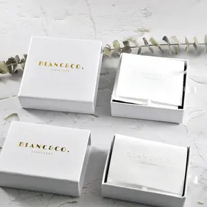 2022 new design Innovative products delicate small white drawer box paper boxes for jewelry packaging