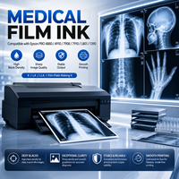 Encre noire pour film médical, encre pour impression jet d'encre, encre pour fabrication de plaques de film, encre pour imprimante Epson 4880 4910 7908 7910 L801 1390