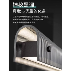 2023 High-End Minimalist Italian Design Strip Pendant <b>Light</b> Sophisticated Black Luxury for <b>Dining</b> Rooms & Bar Counters - Product Image 3
