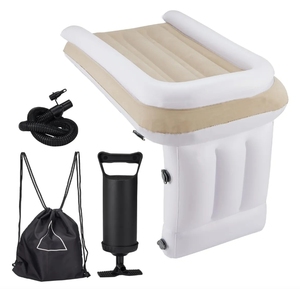 Portable Folding Pvc Mattress <strong>Inflatable</strong> Travel <strong>Airplane</strong> <strong>Bed</strong> for Kids - Product Image 2