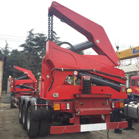 Remorque de camion à chargement latéral de 20 pieds, 40 pieds, 37 tonnes, à chargement latéral, pour le transport de conteneurs, à vendre