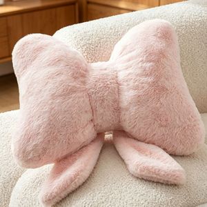 Car <b>Neck</b> Support Pillow 30x40cm Soft Plush Bow Shape For Living Room Seat Backrest Comfortable Universal Headrest <b>Cushion</b> - Product Image 5