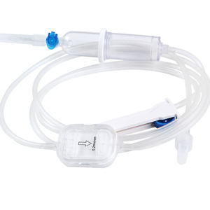 Pediatrik-güvenli IV <span class=keywords><strong>Set</strong></span>-küçük delikli intravenöz infüzyon boru ve ayarlanabilir damlama oranı ozon dezenfekte CE sertifikalı - Product Image 1