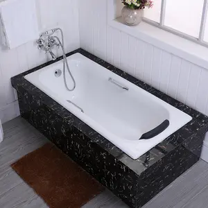 Factory Classic Design Drop In Bathtub Bathroom Square Immersion Portable Acrylic Built-in Bathtub