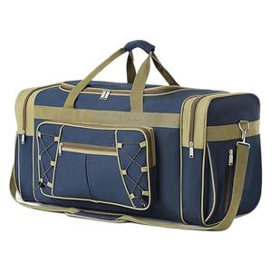 กระเป๋าเดินทางแบบพกพาความจุปานกลาง กระเป๋าเดินทางแบบดัฟเฟิลสำหรับผู้ชาย กระเป๋าเดินทาง กระเป๋าถือ ปิดด้วยซิป แข็งแรงและทนทาน - Product Image 1