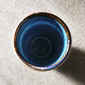 Juego de vajilla de cerámica con logotipo personalizado, conjunto de vajilla informal de té de porcelana reactiva azul de alta calidad para la tarde, restaurantes, <span class=keywords><strong>Bistro</strong></span>, Vintage - Product Image 5