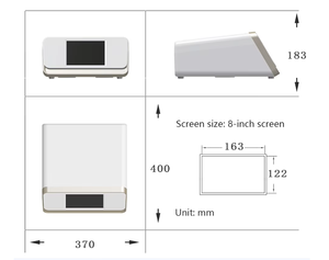OEM Factory Desktop Medical Device Habitação Plastic Health Care Instrument Invólucro ABS Personalizado para Equipamentos de Diagnóstico - Product Image 6