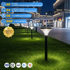 Lámpara Solar para Jardín LED, Impermeable, Iluminación Exterior para Jardín y Paisaje, Forma Geométrica, 3.0 kg, Garantía de 5 Años - Product Image 1
