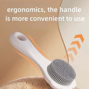 Sustainable Soft Touch Massage Pet <b>Bath</b> Brush for <b>Dog</b> Grooming & Hair Removal Eco-Friendly Combs & Cleaning Products - Product Image 6