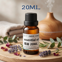 Huile de base d'amande douce avec 12 mélanges d'huiles essentielles pures pour les soins de la peau DIY, le massage corporel et la fabrication de savons
