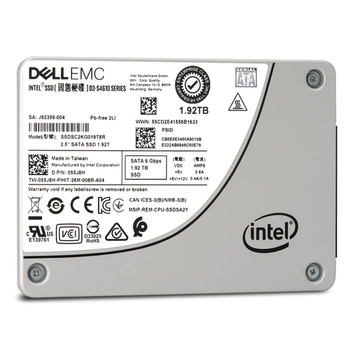 Brand New SSD 1.92TB SC2KG019T8 D3-S4610 SATA 6Gb/S 2.5inch TLC Solid State Drive
