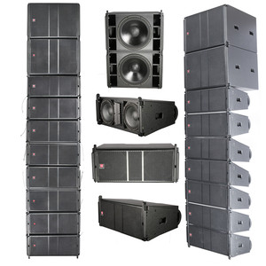 Altoparlante Line Array a 2 Vie T.I International Audio con Doppio Woofer al Neodimio da 10 Pollici, Sistema Audio Professionale per Radio 800W - Product Image 1