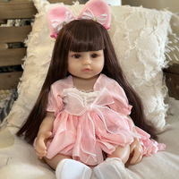 2024 Tiktok nuevo 55cm simulación bebé renacimiento muñeca ropa princesa vestido conjunto muñeca ropa niña jugar Juguetes Para el hogar regalos