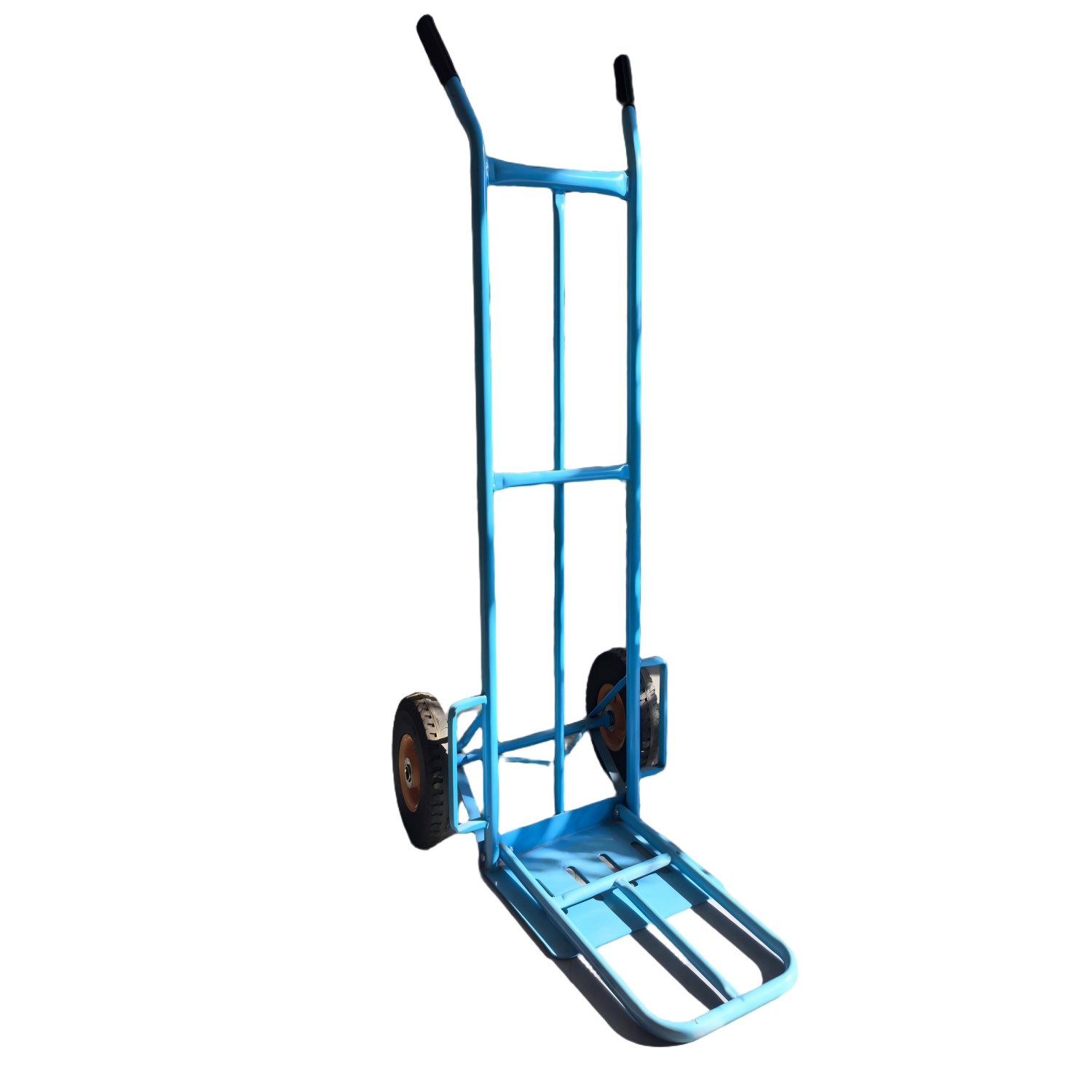 Metal Hand Trolley with 2 Wheels China Origin Customized Support OBM Frame Size 1275*614*560MM