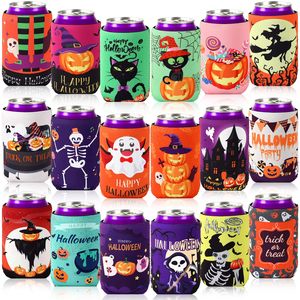 <span class=keywords><strong>Enfriador</strong></span> de latas de Halloween para sublimación de 12oz, calabazas, gatos, arañas, Calaveras, latas de Halloween, <span class=keywords><strong>enfriador</strong></span> S, manga de cerveza de 330ml - Product Image 3