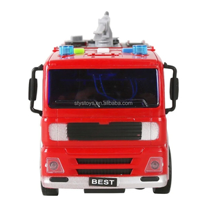<span class=keywords><strong>Camion</strong></span> <span class=keywords><strong>de</strong></span> pompiers jouet à friction pour enfants 1:20, véhicule à batterie, véhicule <span class=keywords><strong>de</strong></span> sauvetage des pompiers avec lumière et son - Product Image 3