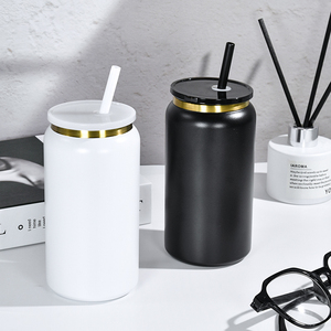 Factory <strong>Customized</strong> Blank Sublimation 16oz Stainless Steel Vacuum Insulated Beer Can Cups Glossy Matte Double Wall <strong>Mason</strong> <strong>Jar</strong> Mug - Product Image 6