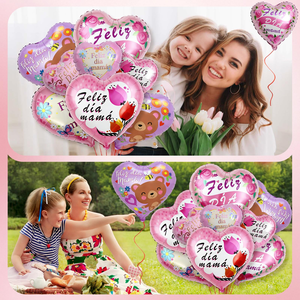Venta al por Mayor de Globos de Aluminio Metálicos en Forma de Corazón Rojo de 18 Pulgadas para Decoración de Bodas, San Valentín, Cumpleaños y Fiestas - Product Image 3