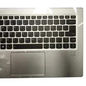 लैपटॉप PalmRest और कीबोर्ड के लिए लेनोवो योग 910-13IKB अंग्रेजी अमेरिका 5CB0M35092 ऊपरी मामले 80VF Touchpad के साथ चांदी नई