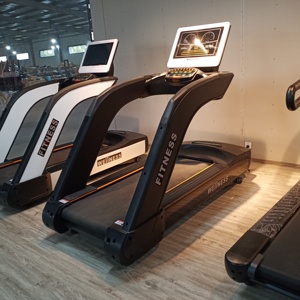 Caminadora Comercial de Alta Capacidad de Carga, Estructura de Tubo de 3.0 mm de Grosor, Opciones de Pantalla Dual, Amortiguación de Impactos, Máquina para Correr y Hacer Ejercicio - Product Image 2