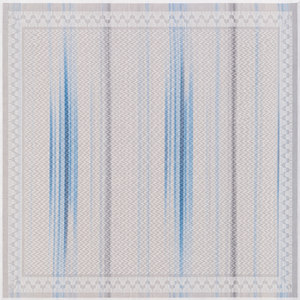 Foulard carré de luxe en satin jacquard imprimé, mélange de viscose, motif encadré, hijab turc, vente en gros OEM - Product Image 3