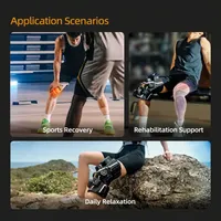 Masseur intelligent pour la récupération du genou avec intelligence artificielle, pour les athlètes et les travailleurs, thérapie de massage par compression chaude et froide