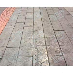 Ventas de fábrica Esteras de cemento decorativas duraderas Juegos de pisos Textura Impresión Estampada Moldes de hormigón Moldes de sello de hormigón - Product Image 5