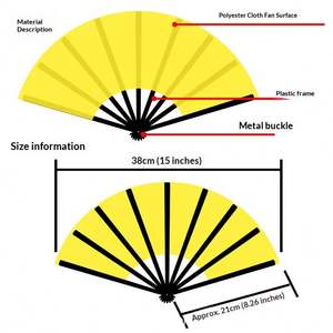 Ventilador Plegable Portátil Personalizado de 21CM con Bandera Nacional para Elecciones y Competiciones Deportivas 2026 - Product Image 2