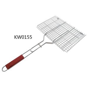 ตะกร้าตาข่ายสำหรับ<span class=keywords><strong>ย่าง</strong></span>บาบีคิวสำหรับตั้งแคมป์ปิ้งบาร์บีคิวกลางแจ้งอุปกรณ์<span class=keywords><strong>ย่าง</strong></span><span class=keywords><strong>ไก่</strong></span>แบบนอนสติกที่<span class=keywords><strong>หนีบ</strong></span>บาร์บีคิว - Product Image 4