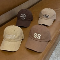 Gorras de Béisbol Personalizadas al por Mayor, 6 Paneles, Logotipo Bordado, Estilo Urbano, Algodón Lavado, Gorras Desestructuradas Tipo Dad Hat