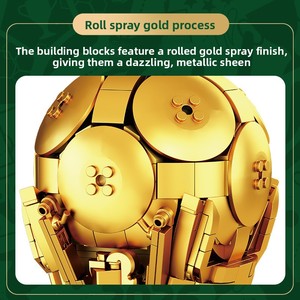 NUOVO Modello di Ornamenti per Coppa di Calcio Fc6017, Blocchi di Costruzione in Plastica, Giocattolo <span class=keywords><strong>Fai</strong></span>-<span class=keywords><strong>da</strong></span>-<span class=keywords><strong>Te</strong></span>, <span class=keywords><strong>Regalo</strong></span> <span class=keywords><strong>da</strong></span> Assemblare - Product Image 3