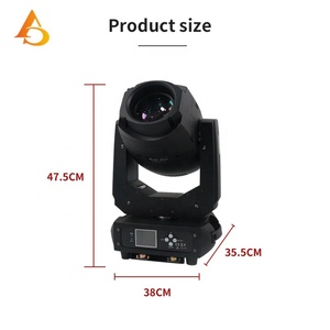 AICPOSE 200W Luz LED Móvil de Cabeza 5R 3 en 1 con Patrón de Lavado y Haz, Luz de Discoteca para DJ - Product Image 5