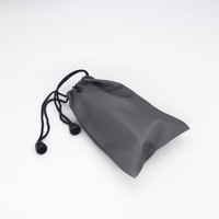 Logo personnalisé en nylon étanche à la poussière petit cordon cadeau casque données câble pochette sac à poussière