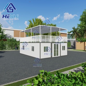 Grande maison préfabriquée moderne de 20 pieds 40 pieds extensible préfabriquée en conteneur à vendre Maison 2 4 5 chambres à coucher Casa Contenedor - Product Image 1