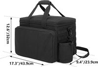 Organisateur de siège avant de voiture tactique de sécurité, fabriqué dans une usine certifiée BSCI, sac de rangement prêt pour la patrouille avec pochette pour ordinateur portable de 15,6 pouces, porte-gobelets