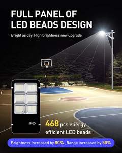 Usine directement 200W lampadaire solaire Led lampadaire solaire 10W 30W lampadaire solaire extérieur étanche livraison rapide <span class=keywords><strong>Ti</strong></span> - Product Image 4