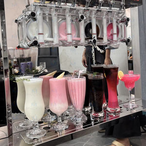 automáticos congelados bebida fría máquina de la barra de la máquina de helado suave de la combinación con bomba de aire - Product Image 2