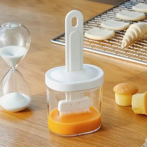 Silicone Oil <b>Brush</b> With <b>Bottle</b> Small Oil Dispenser High Temperature Resistant Baking Tool For Barbecue Kitchen Use - Product Image 3