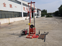 BZ-30S Vente chaude Rig de forage à carottage portable 30m avec moteur à essence Facile à utiliser Diamètre de forage 108mm