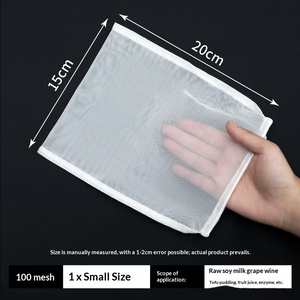 Sac filtrant en coton pour lait de soja, <span class=keywords><strong>tissu</strong></span> gazeux ultra-fin, multifonctionnel pour la cuisine - Product Image 6