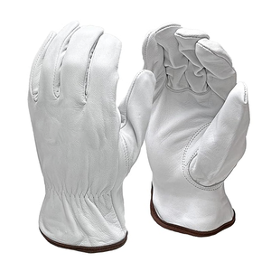 <span class=keywords><strong>Guanti</strong></span> da Lavoro in Pelle di Vacchetta Bianca per Camionisti, Saldatori e Operai Edili, Grado BC, Prezzo all'Ingrosso Conveniente - Product Image 1