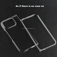 Étui de téléphone portable en polycarbonate rigide ultra-fin, léger, résistant aux chocs et hautement transparent pour Google Pixel 9 Pro Fold 2