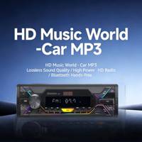 Reproductor MP3 para Auto, 6 Canales RCA, Amplificador 7388, Estéreo, Autoradio, Pantalla LCD, Doble USB, FM, BT, TF, Audio para Auto