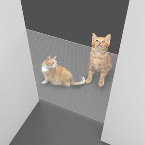 Barrière de sécurité rétractable pour animaux de compagnie, extra longue, sans perçage, pour intérieur, barrière de sécurité pour <span class=keywords><strong>chat</strong></span> et chien, porte en maille, barrière d'escalier pour la maison - Product Image 4