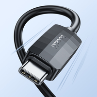 Cable USB-A a USB-C de Silicona Toocki 3A de Carga Rápida y Recuperación Rápida, Cable Cargador Tipo C Antienredos para Teléfono