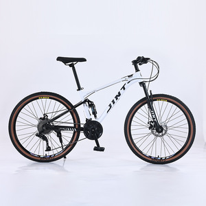 Bicicleta de Montaña con Cuadro de Acero de Alto Contenido de Carbono, Suspensión Completa, Frenos de Disco Dobles, <span class=keywords><strong>27.5</strong></span> Pulgadas, 27 Velocidades, <span class=keywords><strong>Horquilla</strong></span> de Aleación de Aluminio para Adultos - Product Image 5