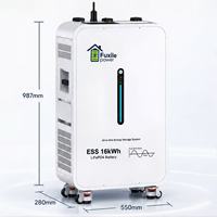 Fuxile Power 16kWh 6200W İstiflenebilir Hepsi Bir Arada ESS Yer Tipi LiFePO4 Enerji Depolama Sistemi Akıllı BMS Ev Tipi Güneş Enerjisi