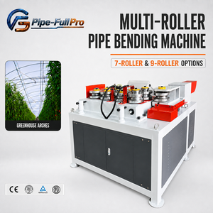 Machine à rouler les tubes de serre avec rouleaux personnalisés pour différentes tailles de tubes ronds et cadres d'arches agricoles - Product Image 1