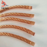 Brosses en fil de cuivre nu hautement flexibles à prix d'usine pour fil torsadé en carbone PVC 220V, fil torsadé en acier inoxydable, fil de terre torsadé 045